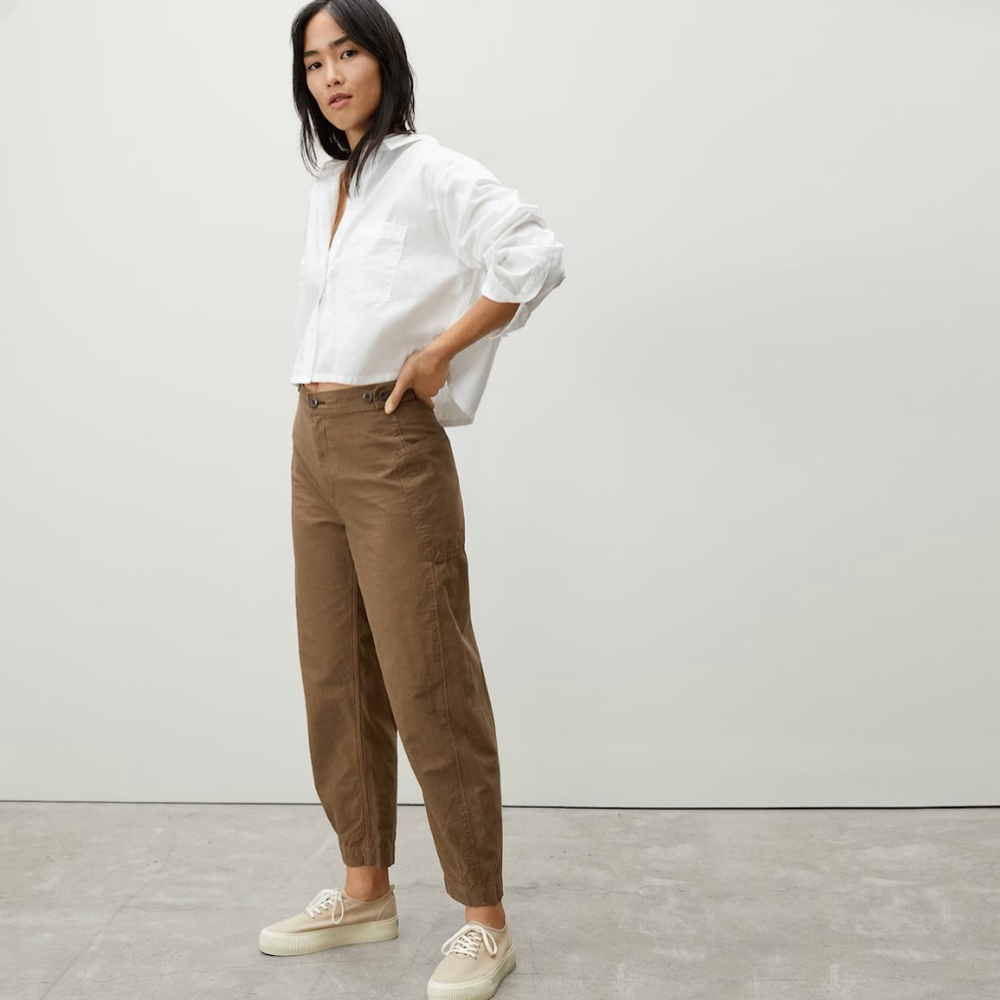 Everlane Fatigue Barrel Pant in Walnut